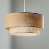 Hanglamp Boho jute naturelbruin Ø45cm 1-lamp