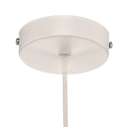 Hanglamp Bristol, geweven patroon, rood