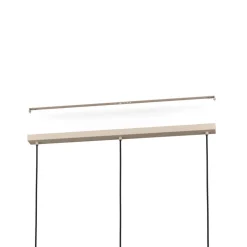 Hanglamp Cambaito, 3-lamps, zandkleurig