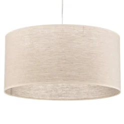 Hanglamp Canvas, linnen kap Ø 50 cm, rond