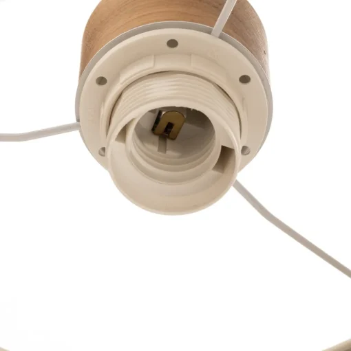 Hanglamp Canvas, linnen kappen, 3-lamps
