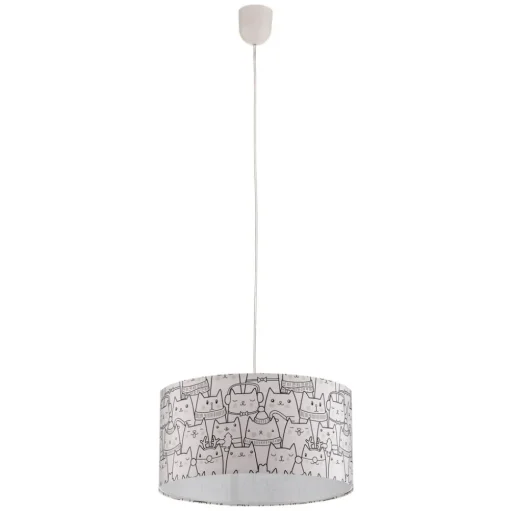 Hanglamp Cats bedrukt met een kattenmotief