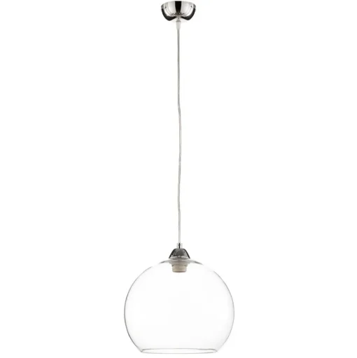 Hanglamp Colour, glazen kap transparant