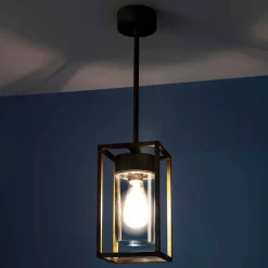Hanglamp Cubic³ 3368 messing antiek/helder