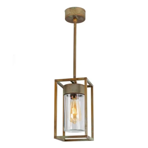 Hanglamp Cubic³ 3368 messing antiek/helder