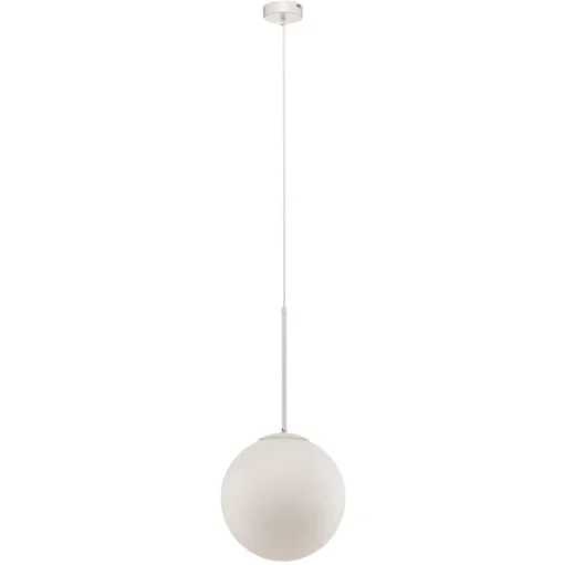 Hanglamp Dione, 1-lamp, wit, 30 cm