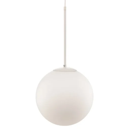 Hanglamp Dione, 1-lamp, wit, 30 cm