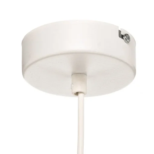Hanglamp Dione, 1-lamp, wit, 30 cm