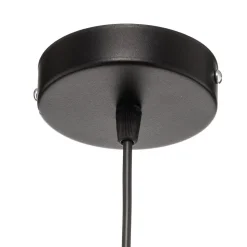 Hanglamp Duo, turquoise/goud, Ø40cm, 1-lamp