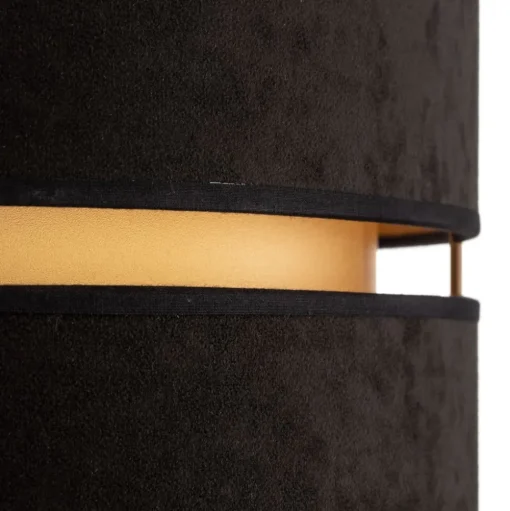 Hanglamp Duo, zwart/goud, Ø40cm, 1-lamp