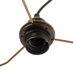 Hanglamp Duo, zwart/goud, Ø40cm, 1-lamp