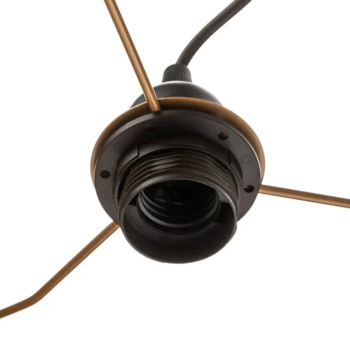 Hanglamp Duo, zwart/goud, Ø40cm, 1-lamp