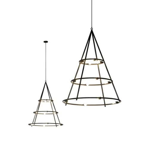 Hanglamp El Porís, Ø 120cm 12-lamps