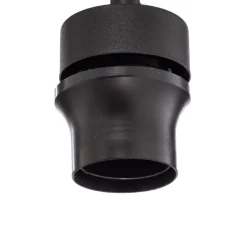 Hanglamp Elio, glas, bruin/helder/grijs, rechthoek 6-lamps