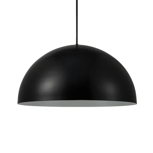 Hanglamp Ellen 40 met metalen kap, zwart