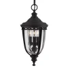 Hanglamp English Bridle voor buiten, zwart