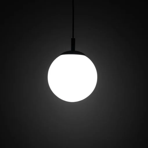Hanglamp Esme, opaalglas, 1-lamp, Ø 25 cm