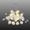 Hanglamp Explosion in wit/chroom 98 cm
