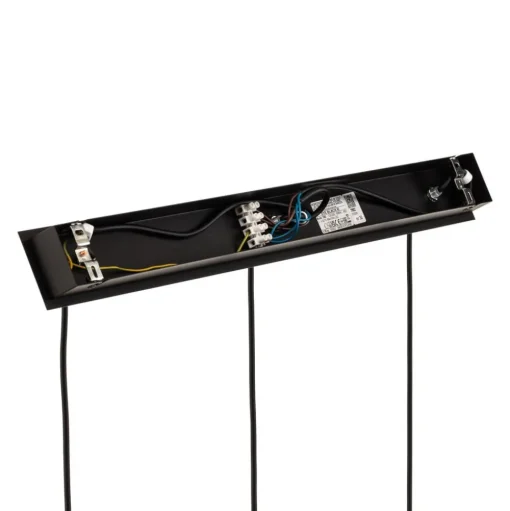 Hanglamp Eye, zwart, 3-lamps