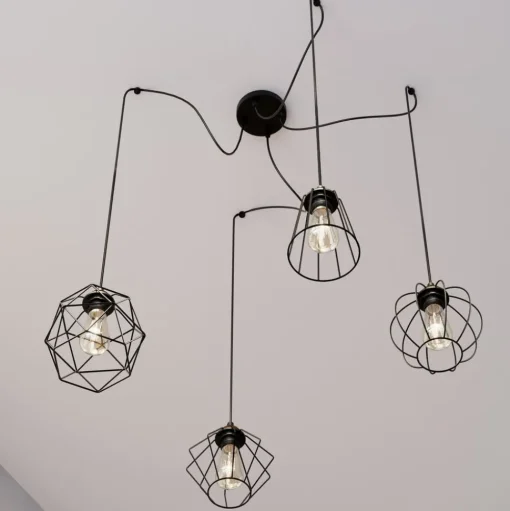 Hanglamp Galaxy met vier kooikap