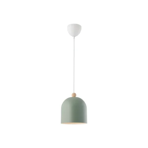 Hanglamp Gaston, kap van metaal, groen