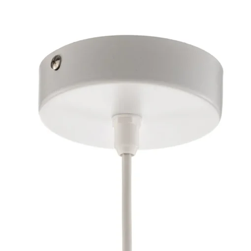 Hanglamp Helen textiel kap wit-goud Ø 40 cm