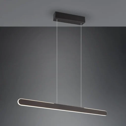 Hanglamp Helios, zwart, in hoogte verstelbaar, dimbare CCT