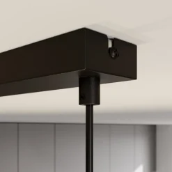 Hanglamp Hilton, zwart/goud, 4-lamps