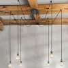 Hanglamp Jailhouse, 6-lamps