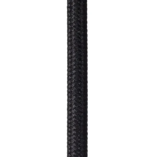 Hanglamp Joanet, Ø 16 cm, 1-lamp, glas, zwart