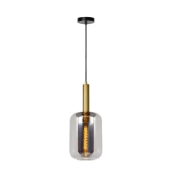 Hanglamp Joanet met rookglas, 1-lamp