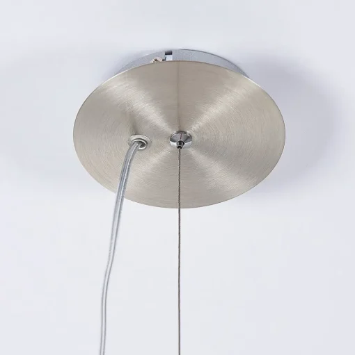 Hanglamp Lindby Ginevra, Ø 38 cm, wit, glas, E27