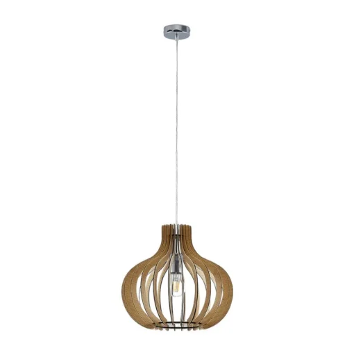 Hanglamp Lindby Sina, Ø 35 cm, hout, E27