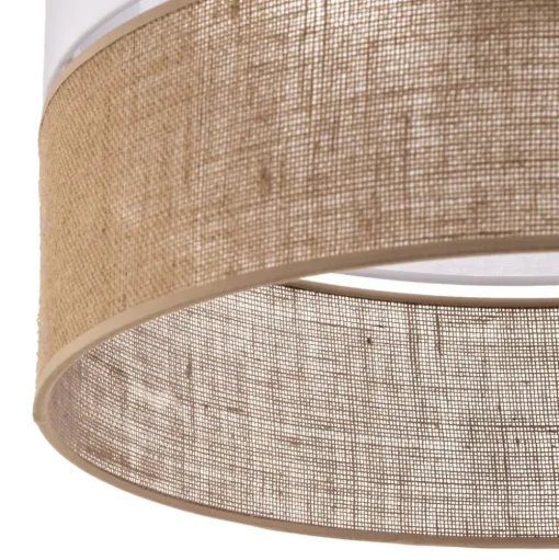 Hanglamp Linobianco met jute
