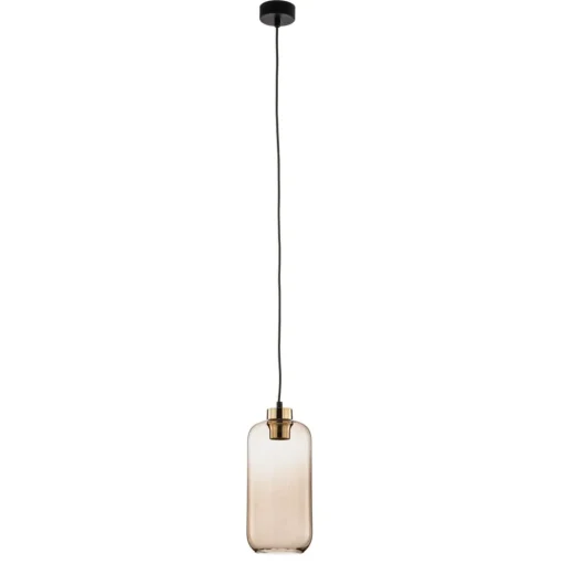 Hanglamp Marco Green, 1-lamp, bruin