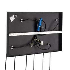 Hanglamp Marco Green, 6-lamps helder/groen/bruin