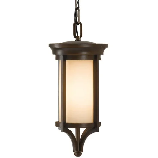 Hanglamp Merrill voor buiten in brons