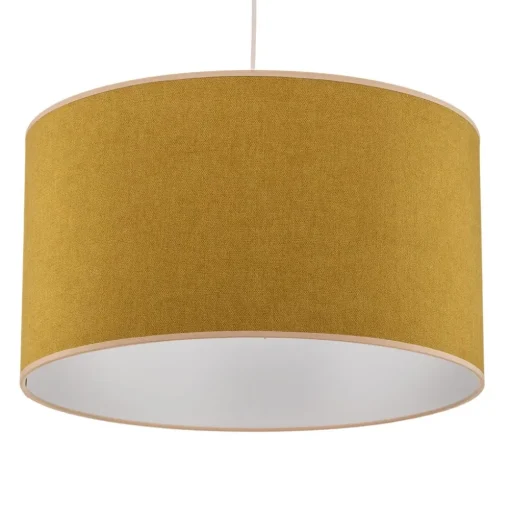 Hanglamp Pastel Roller, mosterdkleurig