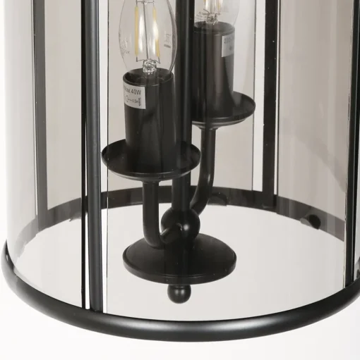 Hanglamp Pimpernel, Ø 23 cm, zwart