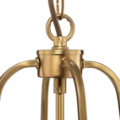 Hanglamp Rieka, ronde lantaarnvorm, 25 cm