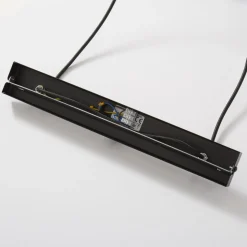 Hanglamp Rif, lineair 2-lamps, zwart
