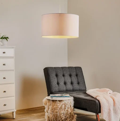Hanglamp Roller, wit, Ø 45 cm