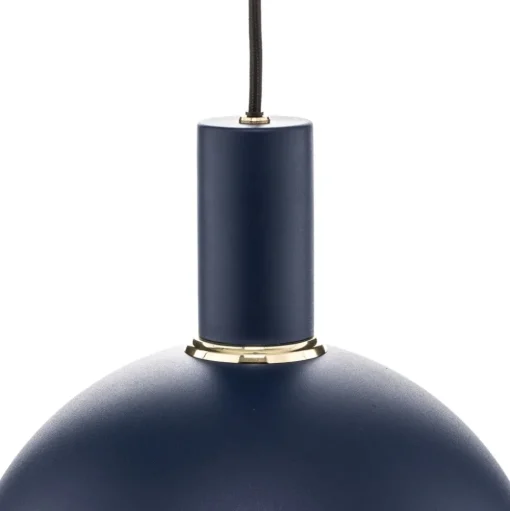 Hanglamp Selma, 1-lamp, blauw Ø 28 cm