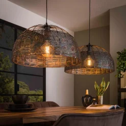 Hanglamp Setengah 2-lamps kappen paddenstoelvormig