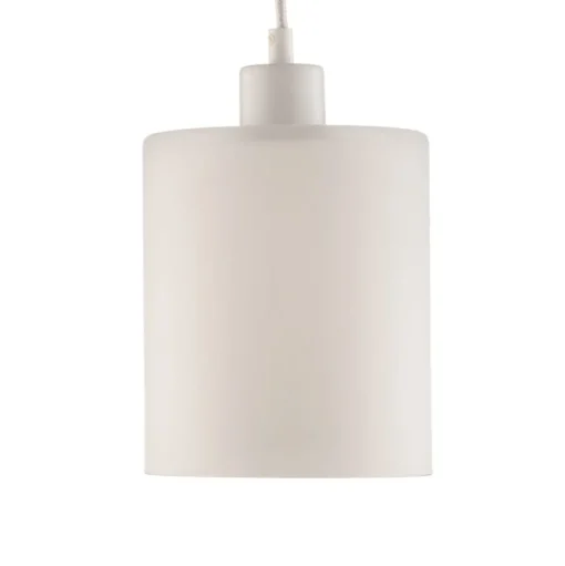 Hanglamp Soda met glazen kap wit Ø 15 cm