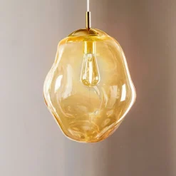 Hanglamp Sol, Ø 35cm, zwart/oranje
