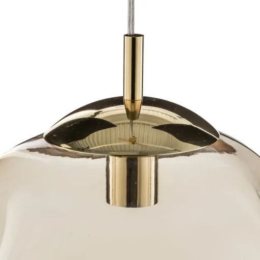 Hanglamp Sol, Ø 35cm, zwart/oranje