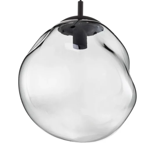 Hanglamp Sol, Ø 35cm, zwart/rookgrijs