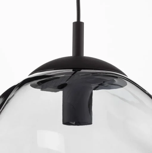 Hanglamp Sol, Ø 35cm, zwart/rookgrijs
