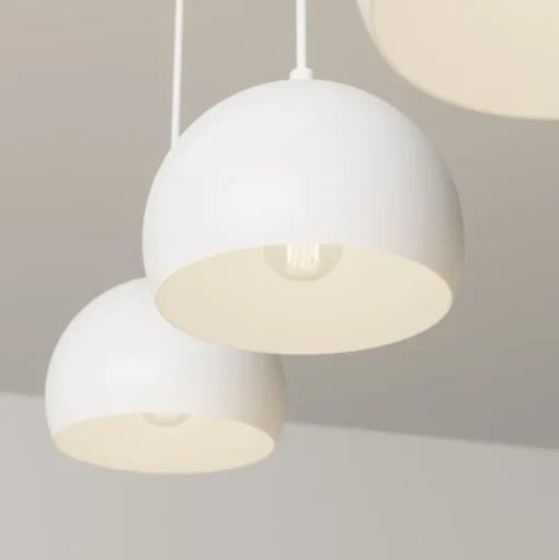 Hanglamp Sool, wit, 3-lamps